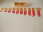Number cards and counters