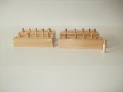 Mini knobbed cylinders x 4