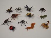 Mini insects and spiders      (average size   L 5  H 5 cm)