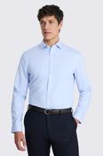 Slim Fit Sky Stripe Non Iron Cotton Shirt