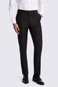 Tailored Fit Black Twill Trousers image