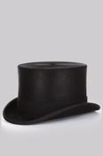 Black Melusine Fur Top Hat  image