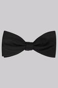 Black Silk Bow Tie image