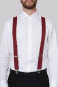 Burgundy Clip-On Braces image