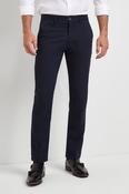 Tailored Fit Navy Cotton-Stretch Chinos image