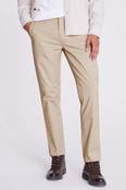 Tailored Fit Stone Cotton-Stretch Chinos image