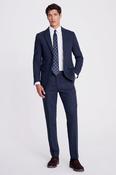 Slim Fit Blue Donegal Trousers image