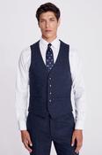 Slim Fit Blue Donegal Waistcoat image