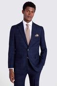 Slim Fit Navy Black Check Suit image