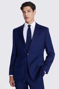 Tailored Fit Navy Twill Trousers image