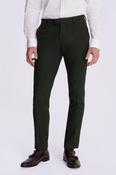 Slim Fit Khaki Donegal Trousers image