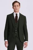 Slim Fit Khaki Donegal Tweed Jacket image