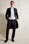 Tailored Fit Black Dress Trousers image