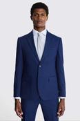 Slim Fit Blue Slub Suit image
