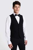 Tailored Fit Black Dress Waistcoat