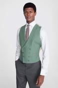 Tailored Fit Green Morning Waistcoat