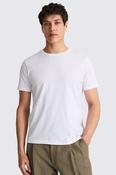 White Cotton Crew-Neck T-Shirt image