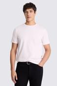 Light Pink Cotton Crew-Neck T-Shirt image