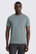 Teal Cotton Crew-Neck T-Shirt image