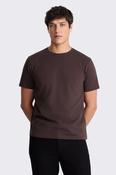 Maroon Cotton Crew-Neck T-Shirt image