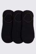 Navy 3-Pack Bamboo Trainer Socks image