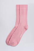 Pale Pink Fine Ribbed Socks image