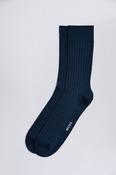 Indigo Fine Ribbed Socks  image