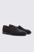 Belgravia Black Velvet Dress Slippers