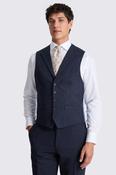 Tailored Fit Ink Herringbone Waistcoat image