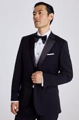 Tailored Fit Performance Black Dress Trousers image