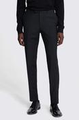 Tailored Fit Performance Black Dress Trousers image
