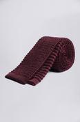 Wine Knitted Silk Tie image