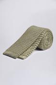 Sage Green Knitted Silk Tie image