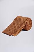 Bronze Knitted Silk Tie image
