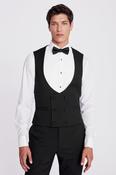 Slim Fit Black Dress Waistcoat image