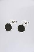 Silver Onyx Cufflinks image