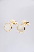 Gold Mother of Pearl Cufflinks image