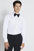 Slim Fit White Concealed Placket Dress Shirt image