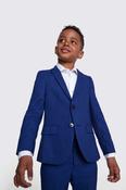 Boys Blue Slub Suit image