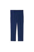 Boys Blue Slub Trousers