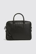 Moss Black Saffiano Attaché Bag