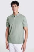 Sage Cotton Piqué Polo Shirt image