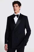 Tailored Fit Performance Black Dress Trousers image