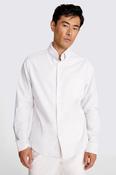 White Washed Cotton Oxford Shirt image