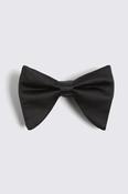 Black Oversized Pre-Tied Bow Tie image