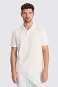 Off White Cotton Piqué Polo Shirt image