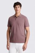 Mauve Cotton Piqué Polo Shirt image
