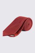 Red Textured Tie image