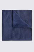 Navy Textured Pocket Square image