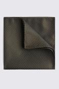 Olive Textured Pocket Square image
